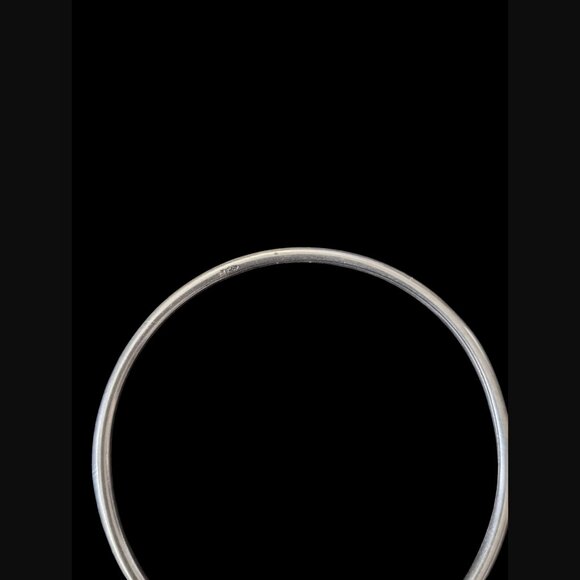 925 Sterling Silver 8" 3mm Bangle Bracelet Minimalist - Picture 5 of 6